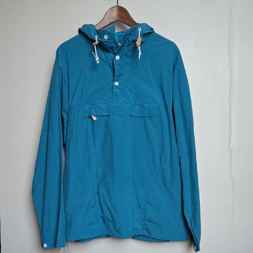 Battenwear Anorak Windbreaker Parka Jacket Teal Sz L